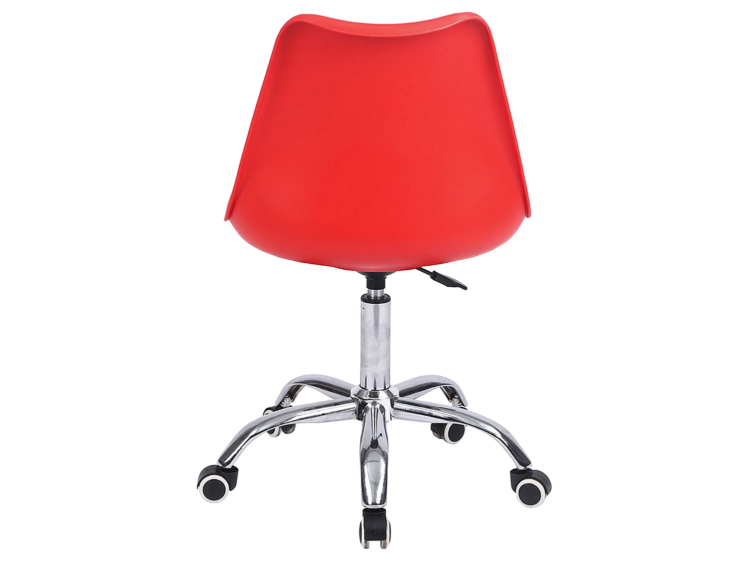Chaise de bureau réglable en hauteur rouge ANNE