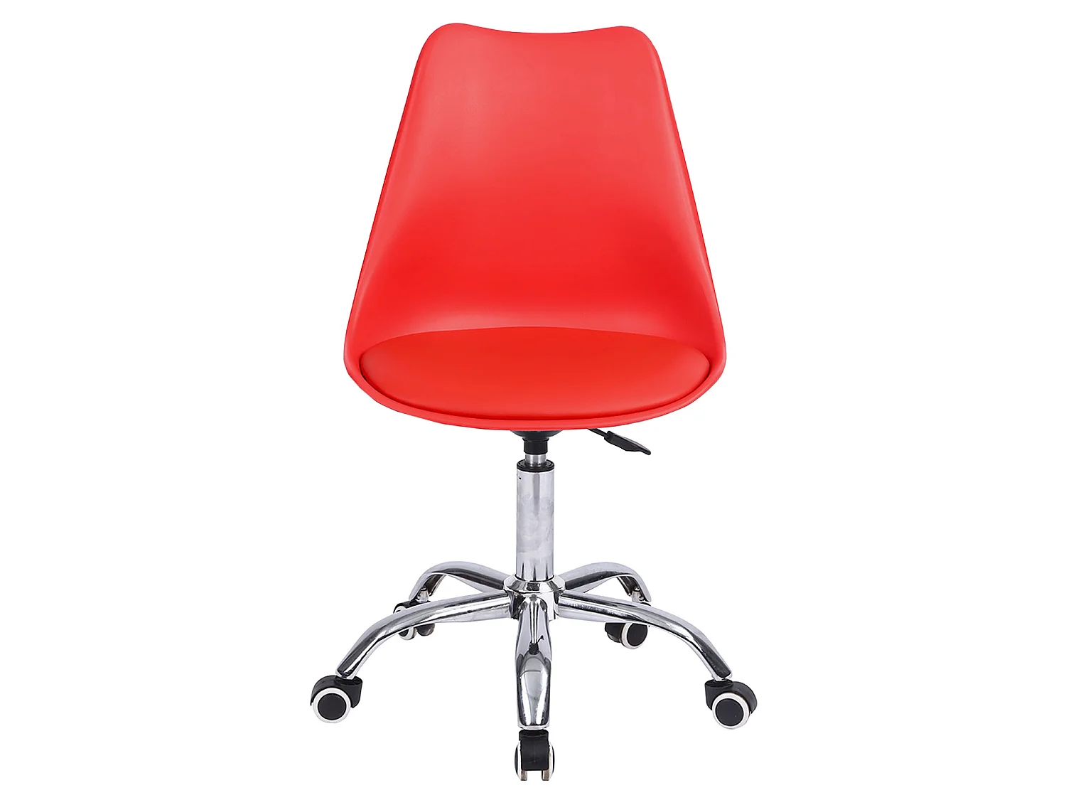 Chaise de bureau réglable en hauteur rouge ANNE