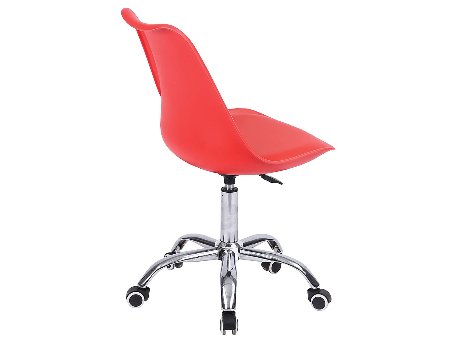 Chaise de bureau réglable en hauteur rouge ANNE