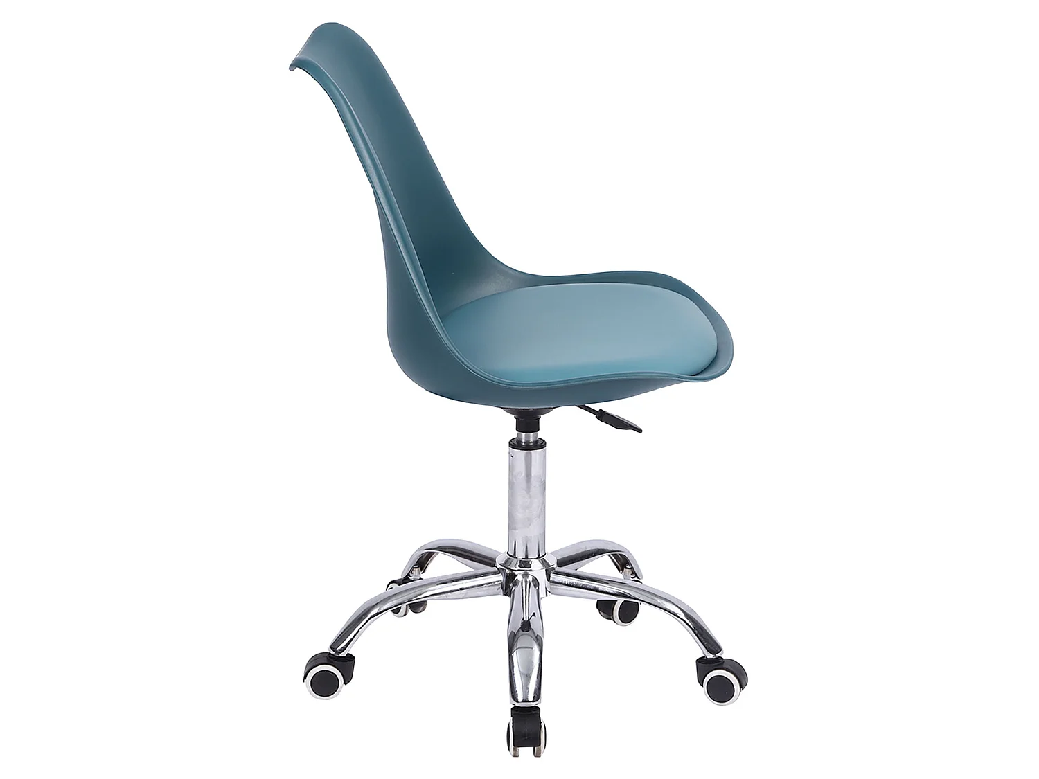 Chaise de bureau réglable en hauteur bleue ANNE