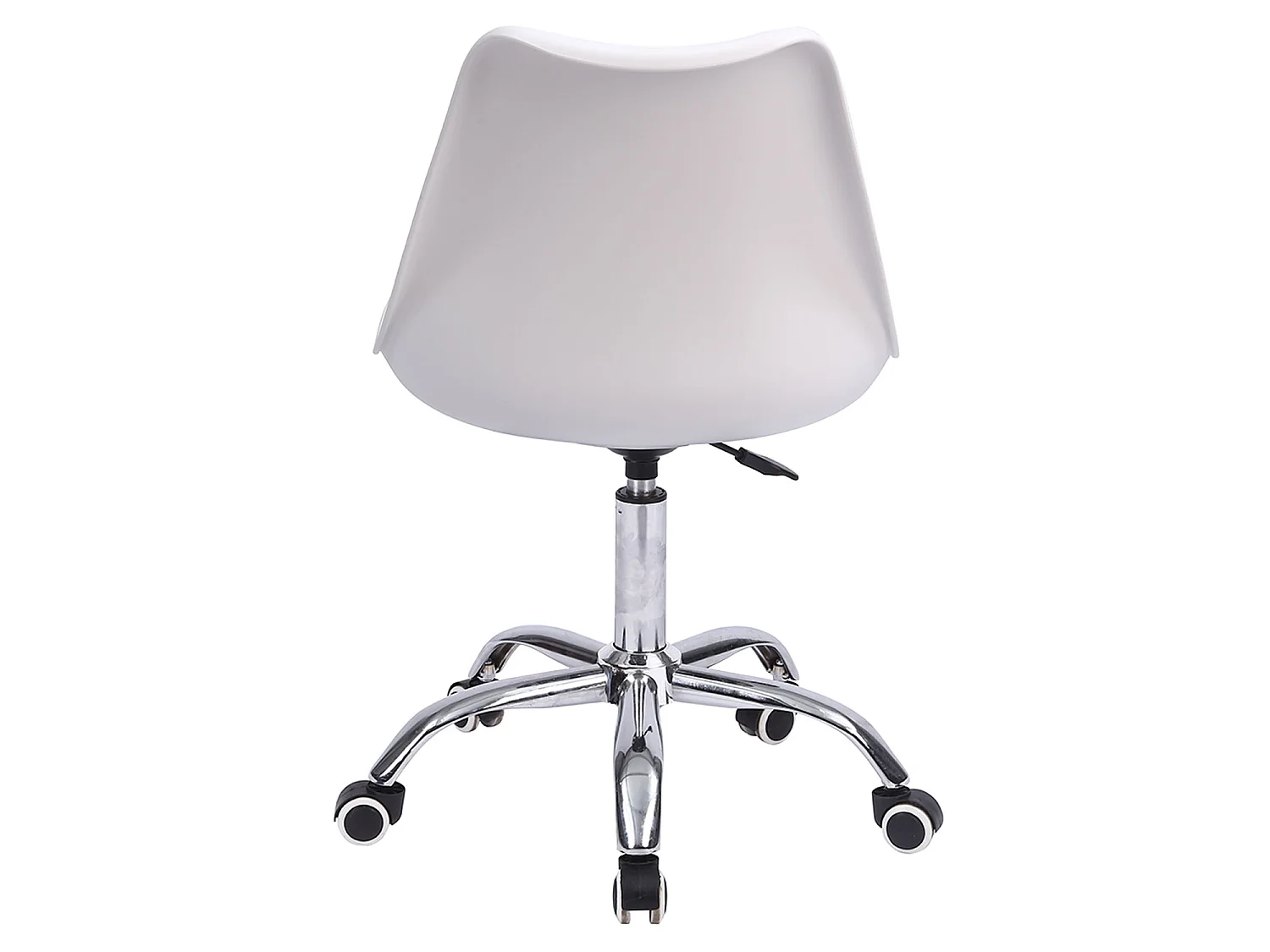Chaise de bureau réglable en hauteur blanche ANNE