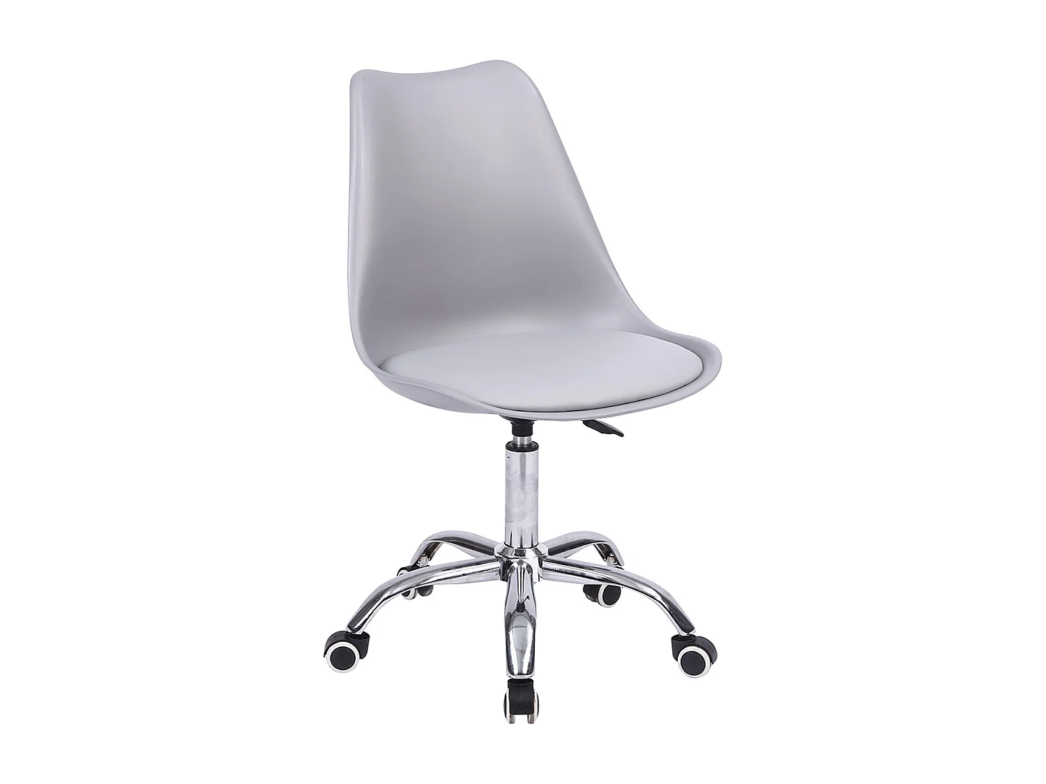 Chaise de bureau réglable en hauteur grise ANNE