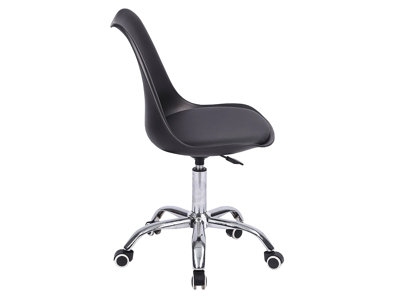 Chaise de bureau réglable en hauteur noire ANNE