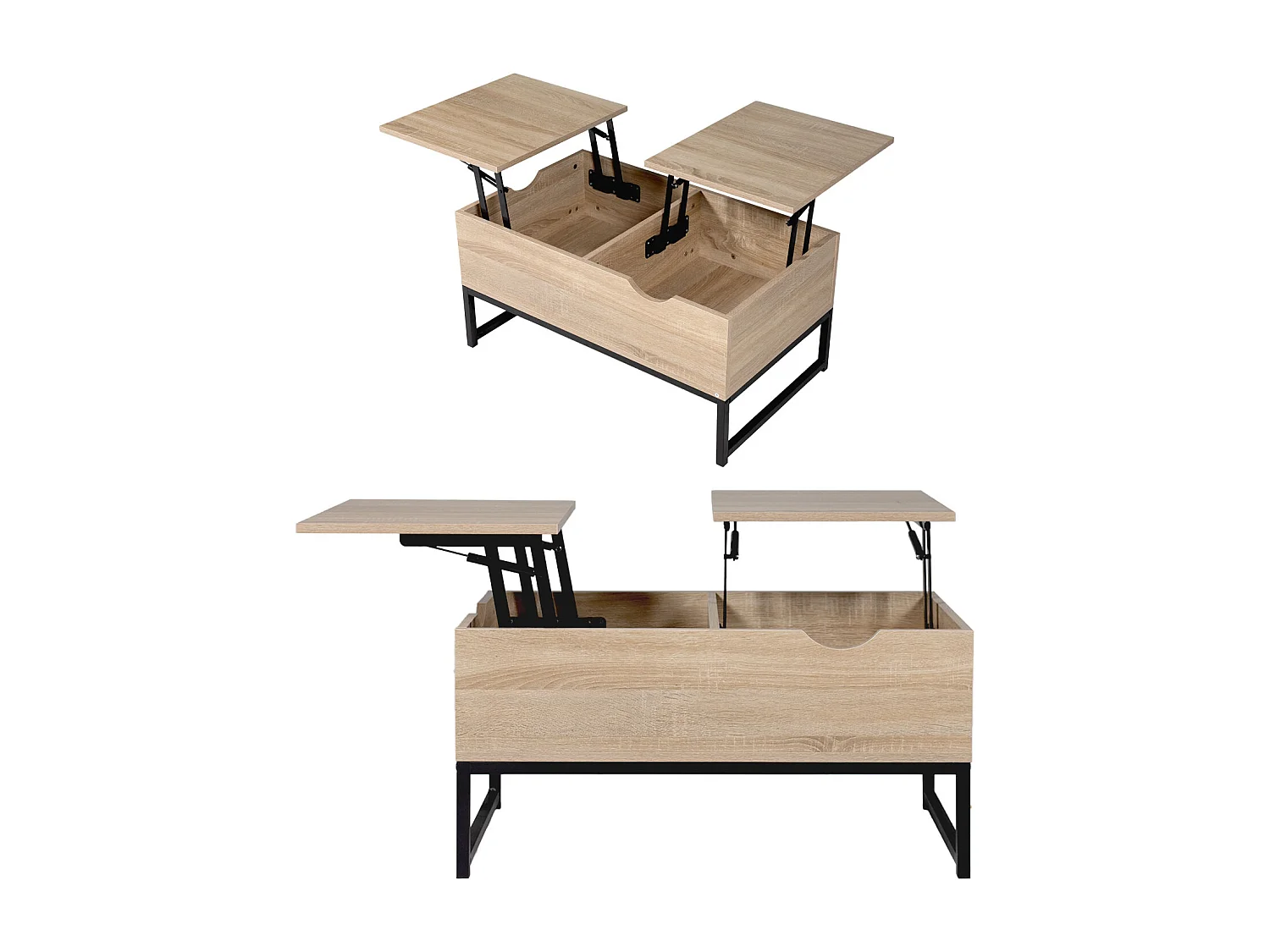 Mesa baja de madera con tapas elevadoras LOTTA - HAPPY GARDEN
