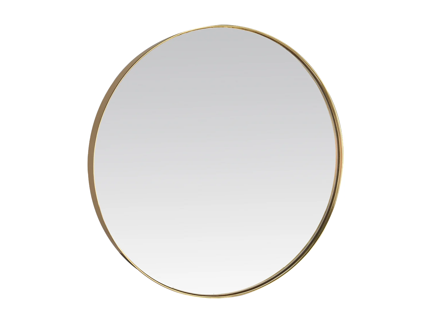 Miroir rond contours fins 80x80cm