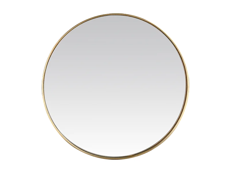 Miroir rond contours fins 80x80cm