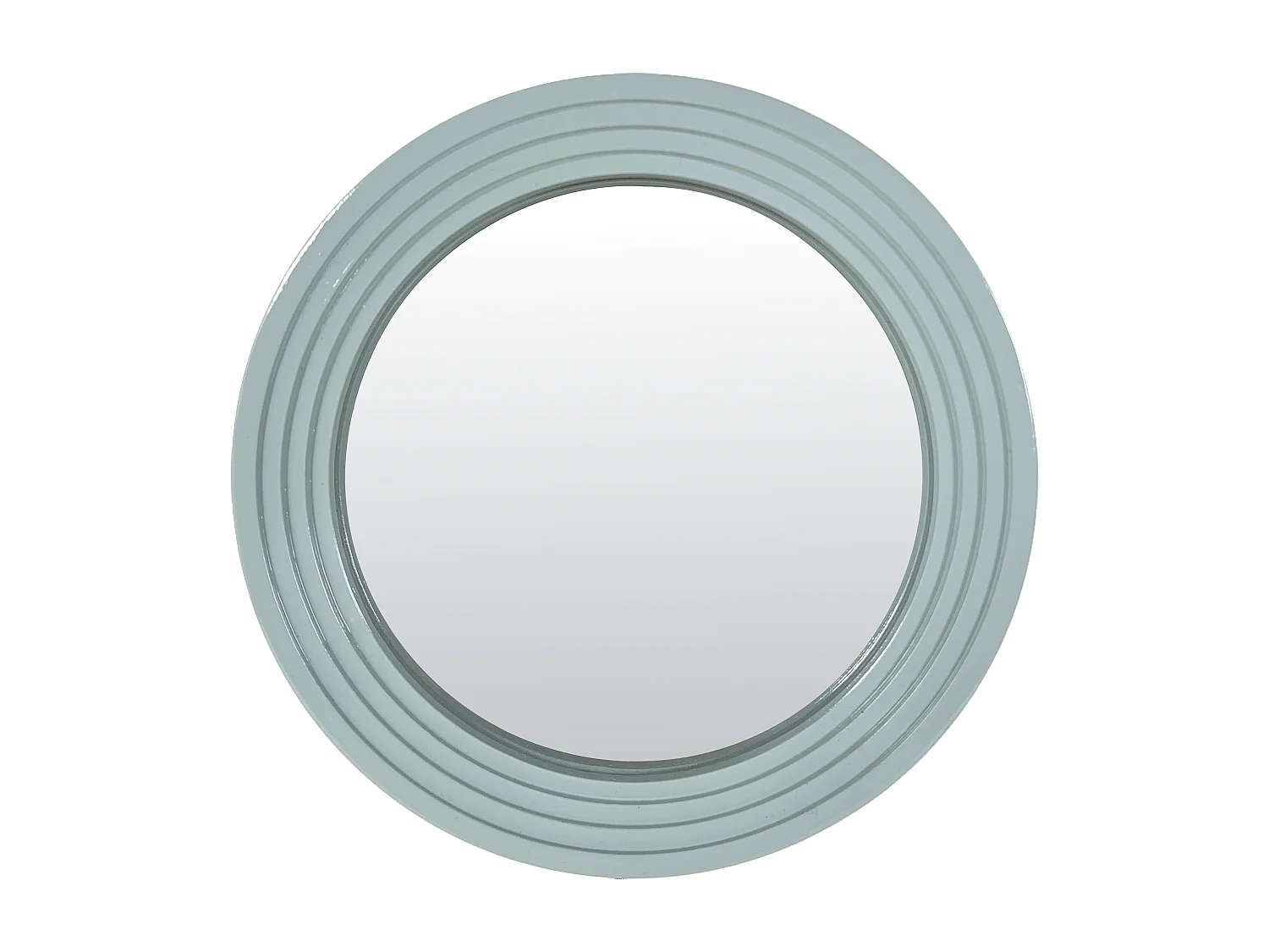 Miroir color rond bleu 14,5cm