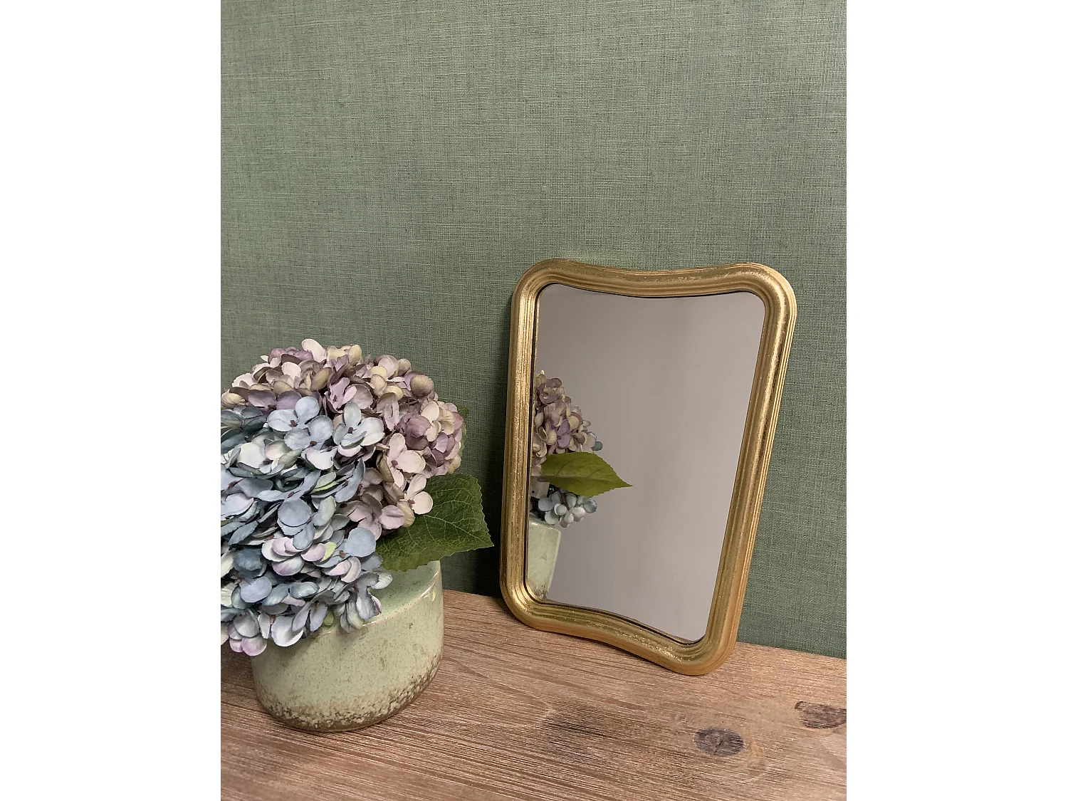 Petit miroir doré 21.5x29.5cm