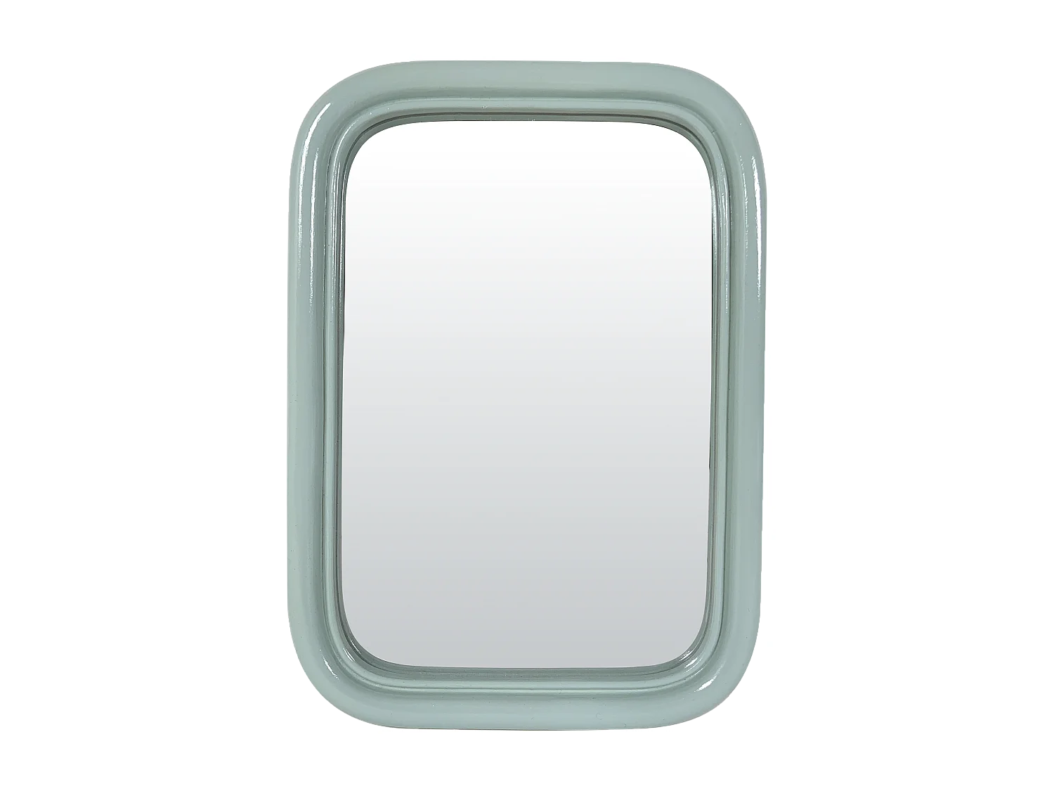Miroir color rectangulaire bleu 15,5x22cm