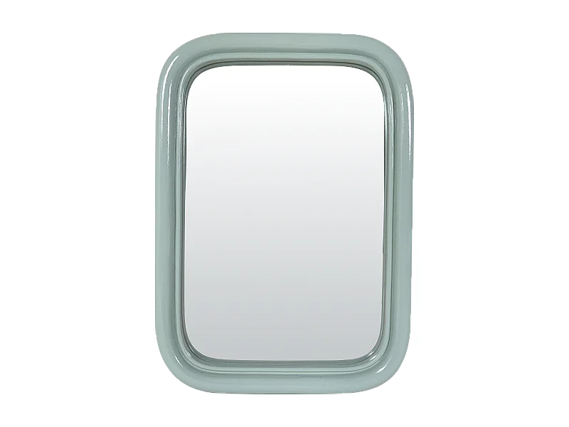 Miroir color rectangulaire bleu 15,5x22cm