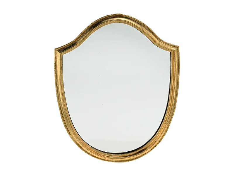 Petit miroir doré 24.8x30.3cm