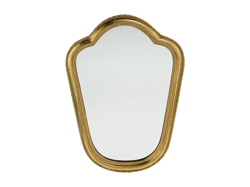 Petit miroir doré 21.9x26cm