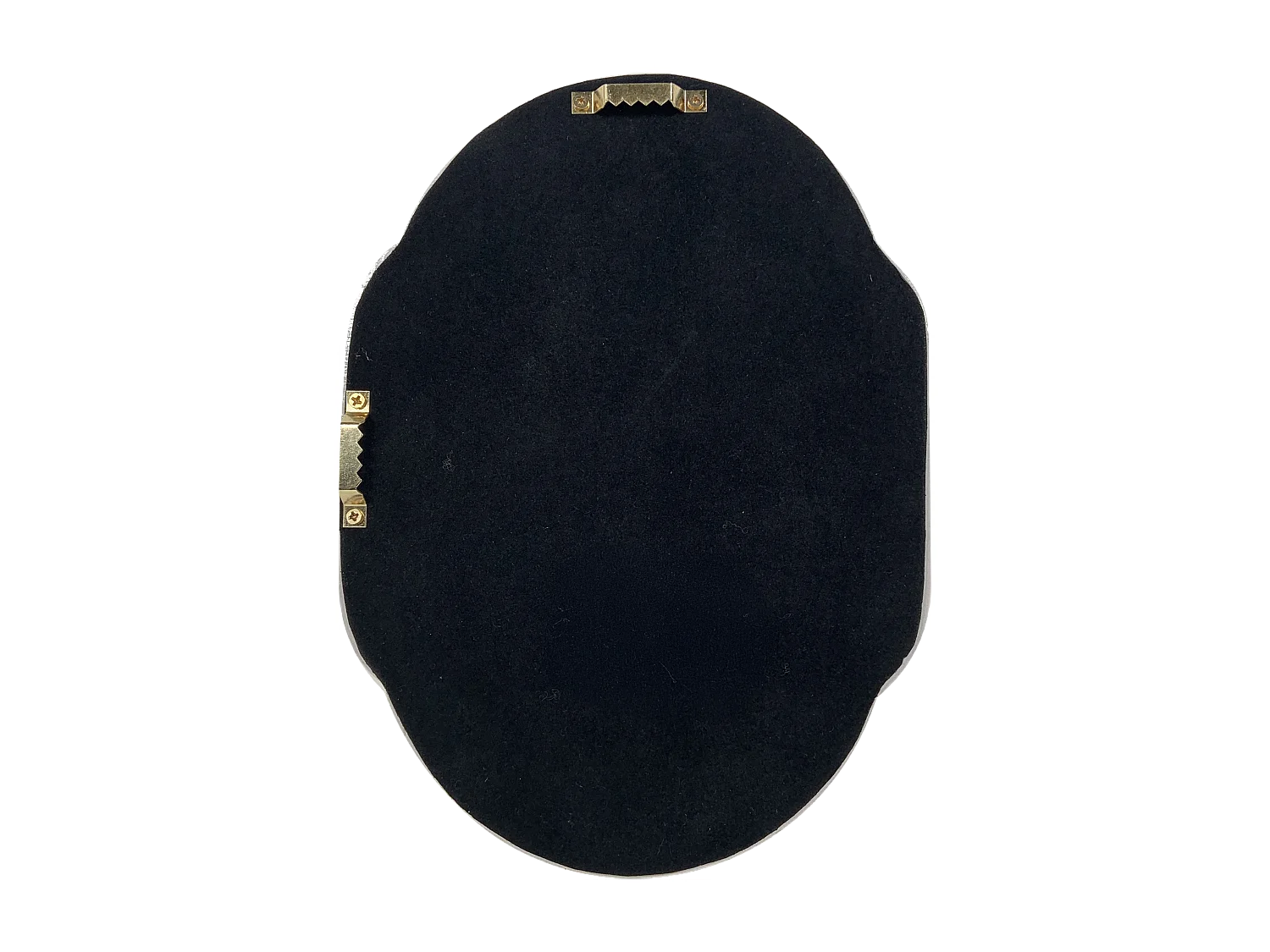 Miroir color arrondi beige 17,5x23,8cm