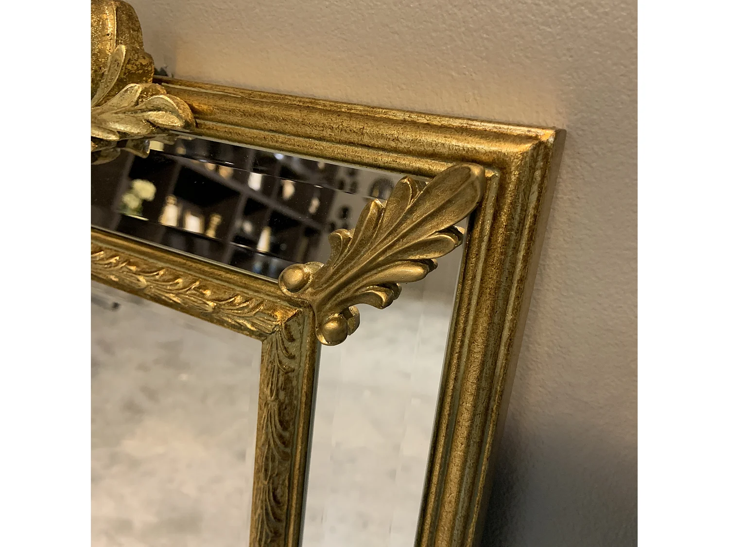 Miroir vénitien fronton 113x80cm