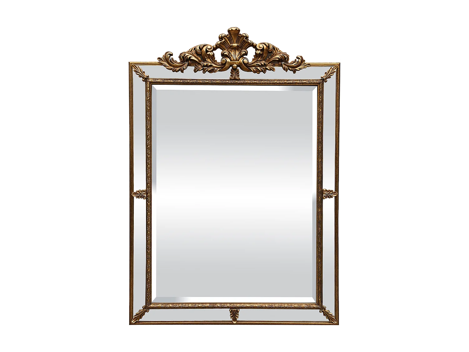 Miroir vénitien fronton 113x80cm