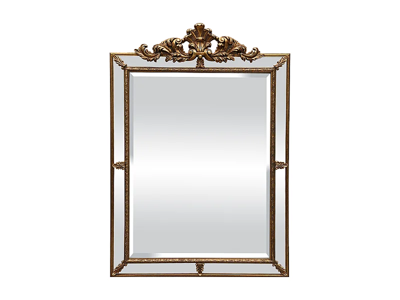 Miroir vénitien fronton 113x80cm