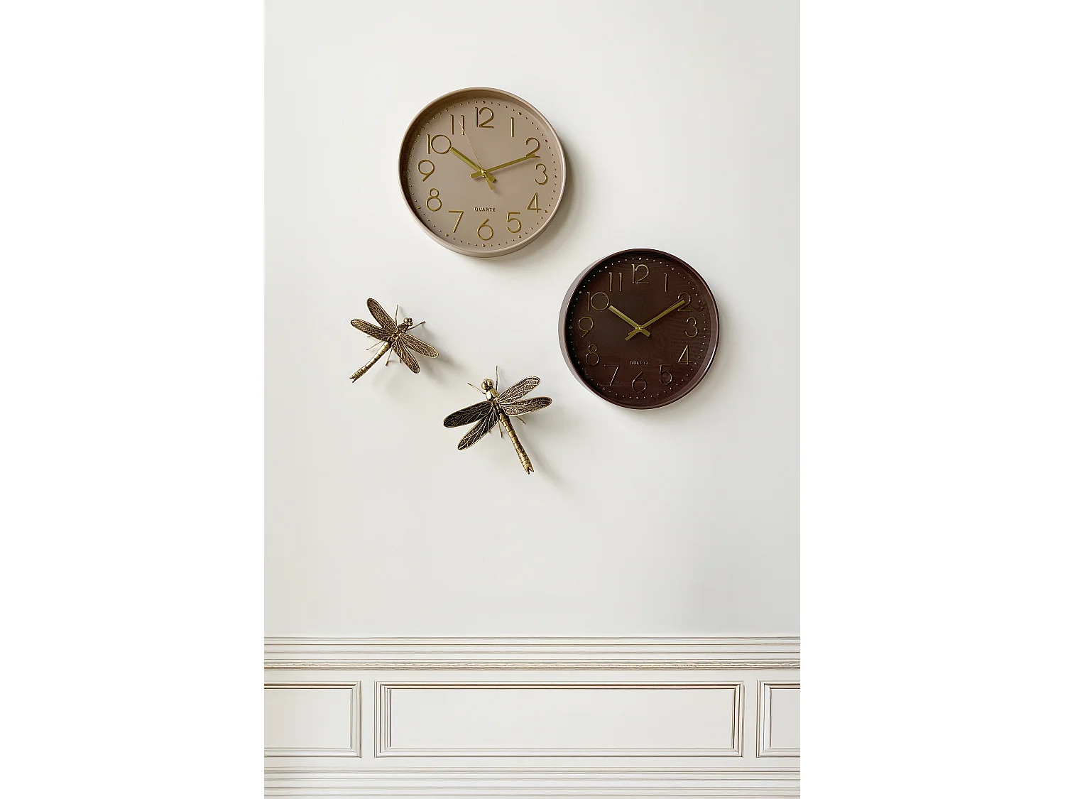 Horloge color marron 30,5cm