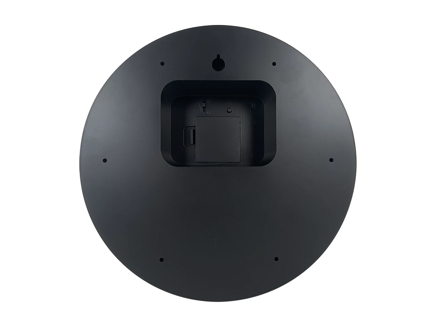 Horloge coucou rond noir 30cm