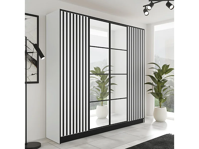 Armoire ouvrante EDEN 4D Modèle 3 Blanc