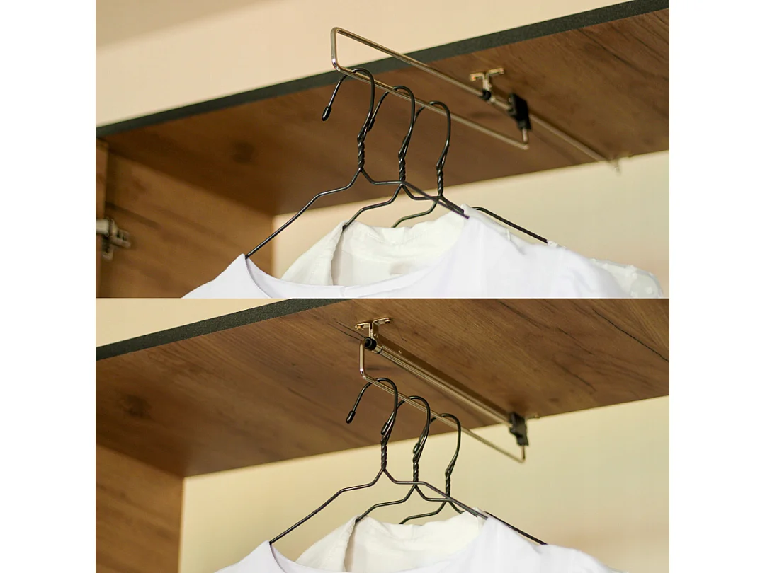 Armoire ouvrante EDEN 4D Modèle 1 Chêne Craft doré