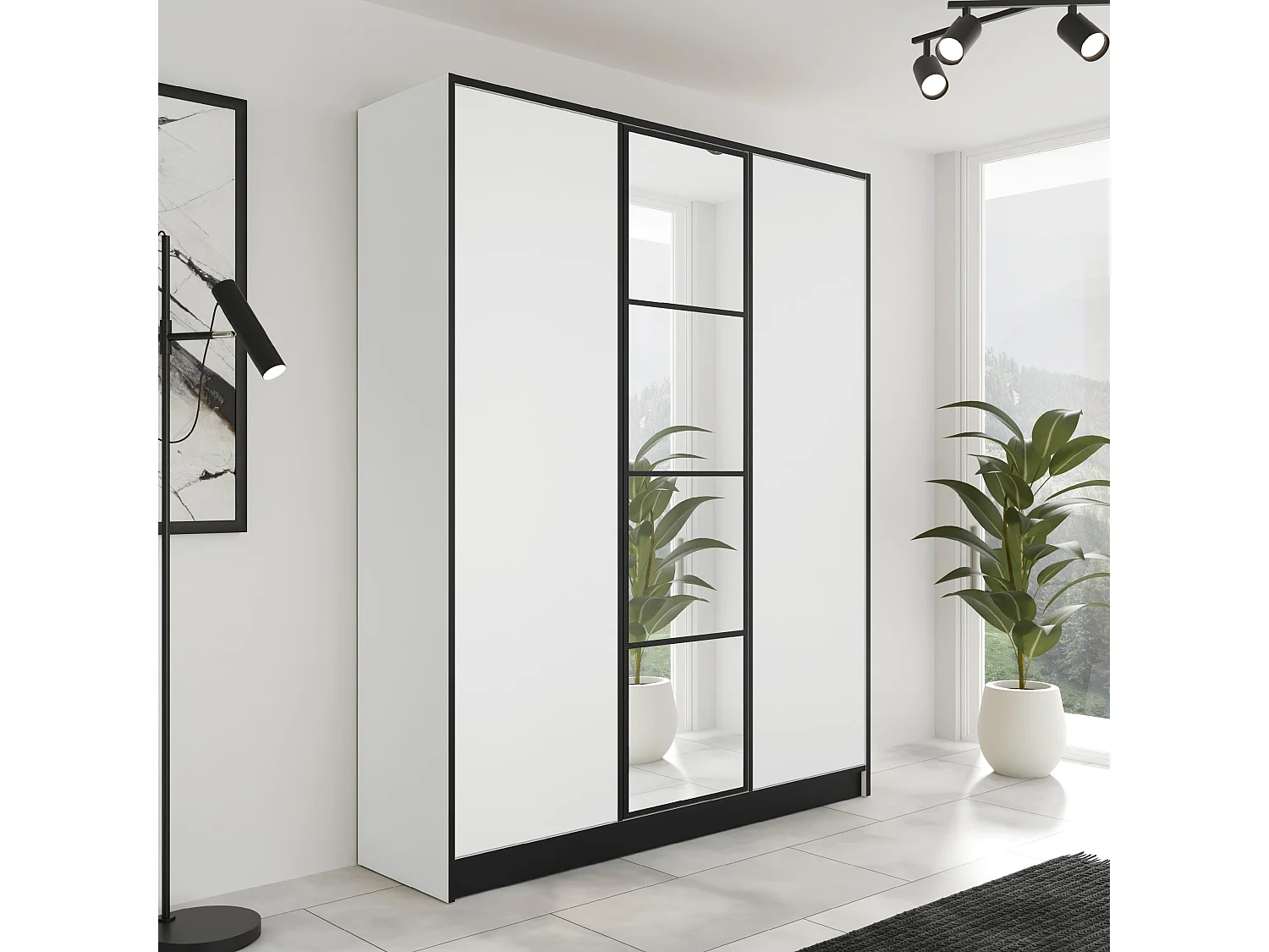 Armoire ouvrante EDEN 3D Modèle 1 Blanc