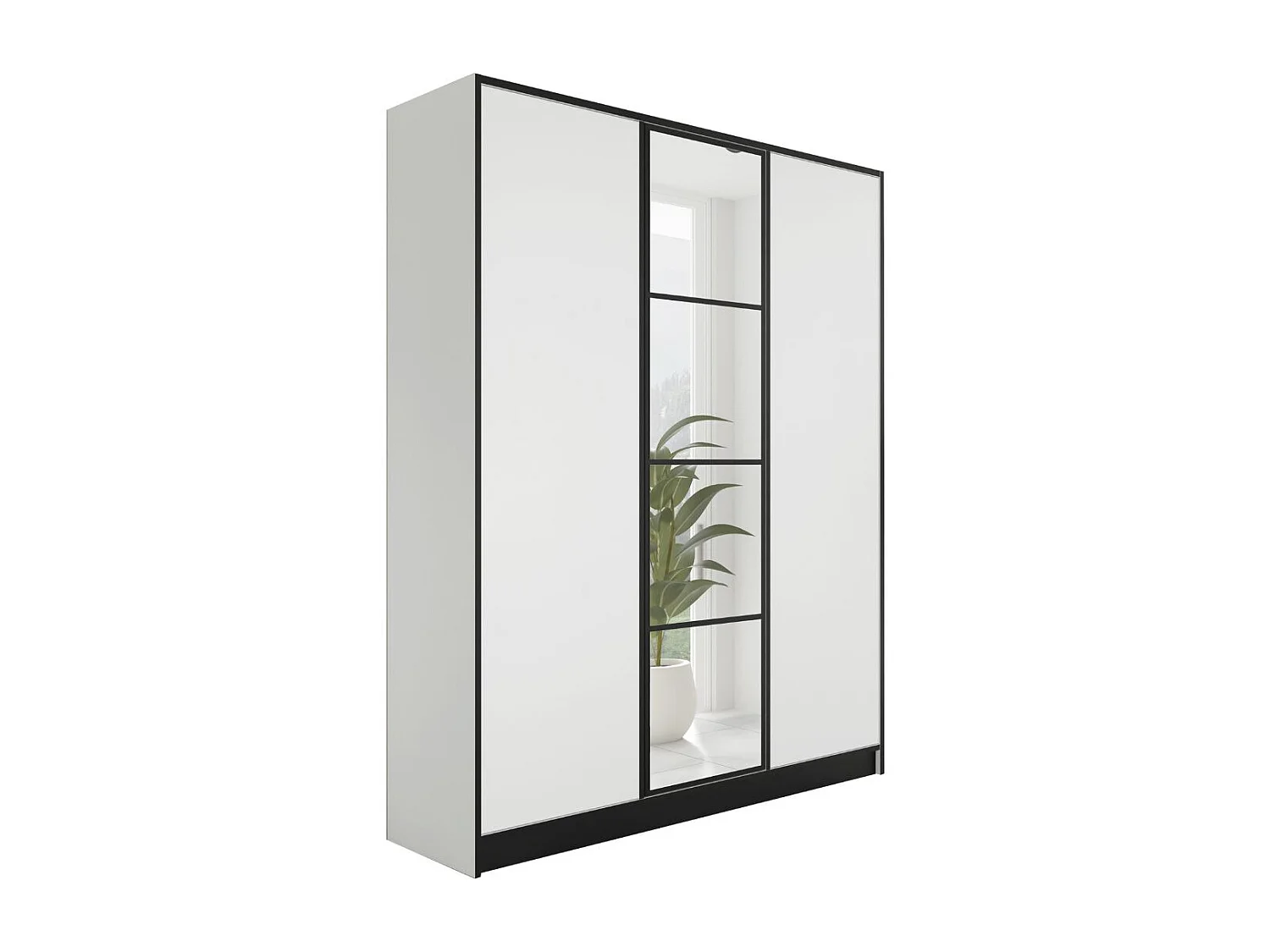 Armoire ouvrante EDEN 3D Modèle 1 Blanc