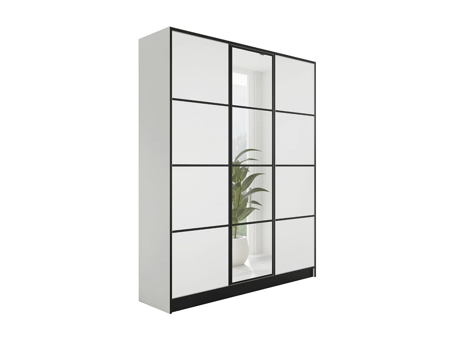 Armoire ouvrante EDEN 3D Modèle 2 Blanc