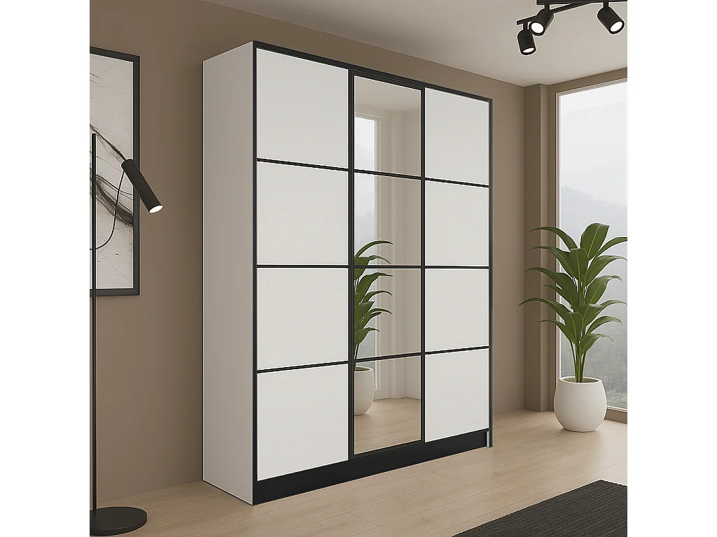 Armoire ouvrante EDEN 3D Modèle 2 Blanc
