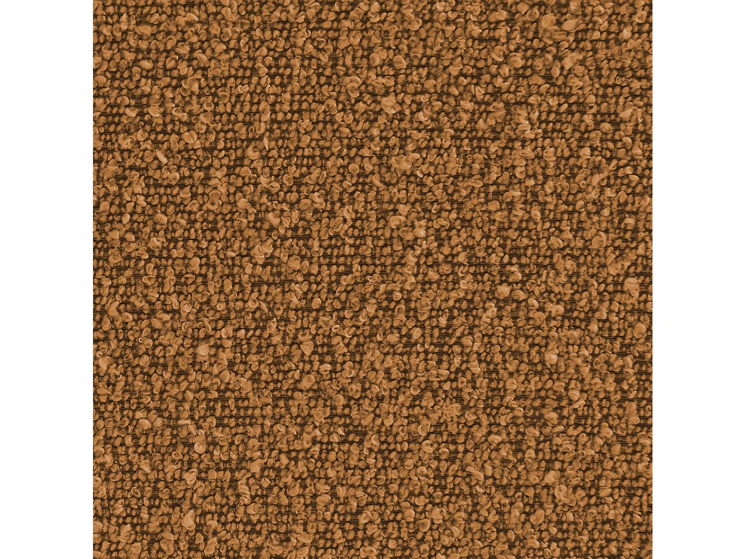 Chauffeuse convertible 1 place en bouclette texturée moutarde L 99 x P 80 x  H 66 cm - Fleeep