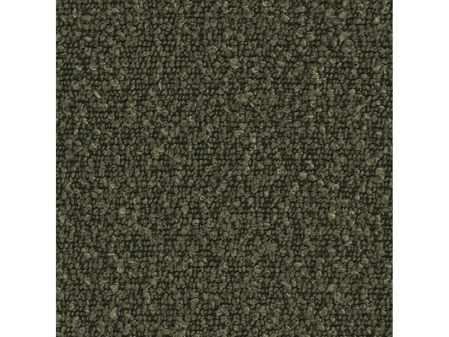 Chauffeuse convertible 1 place en bouclette texturée kaki L 99 x P 80 x  H 66 cm - Fleeep