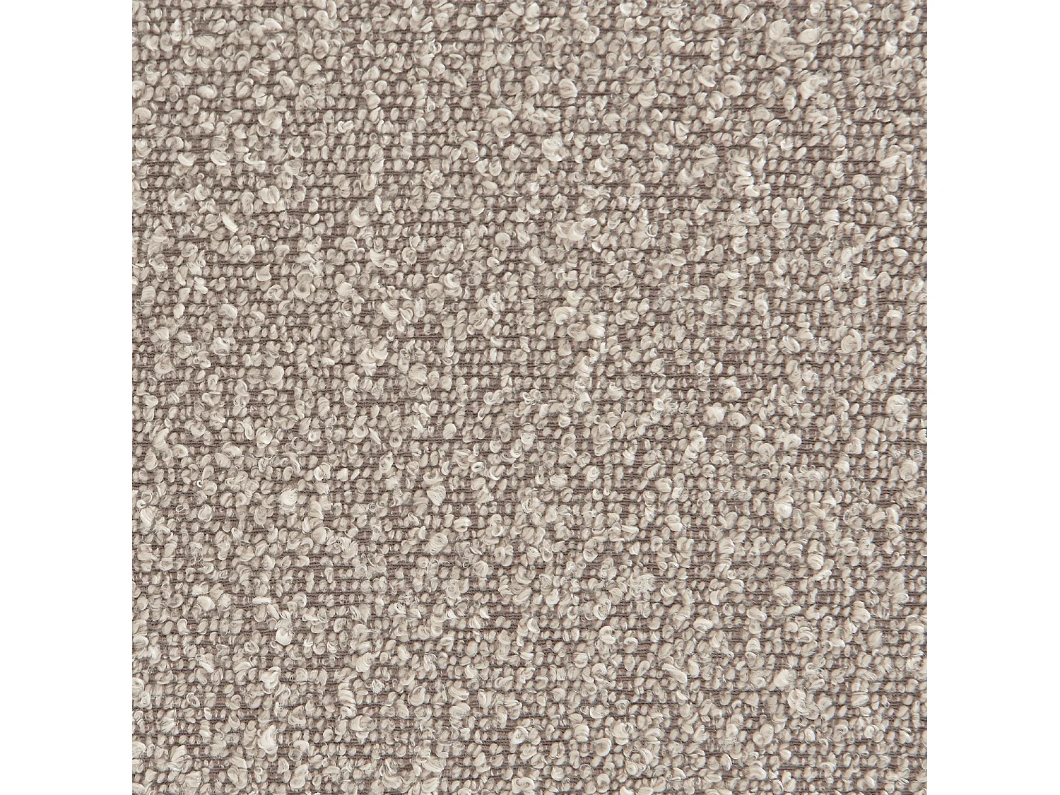 Chauffeuse convertible 1 place en bouclette texturée beige L 99 x P 80 x  H 66 cm - Fleeep