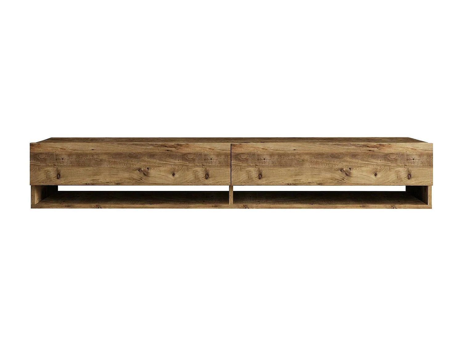 Dkechrid tv-houder,In de woonkamer, lage tv-kast, wandvoet, 180x32h29 cm, Eik