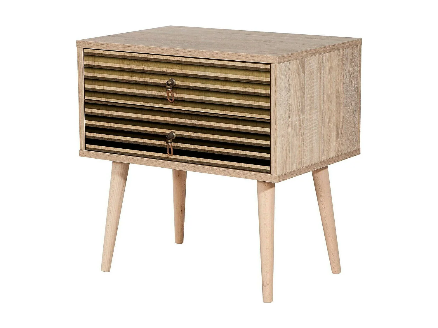 Dfior nachtkastjeZiek, Low Comò, Nachtkastje, Bedplank, 60x40h61 cm, Eiken