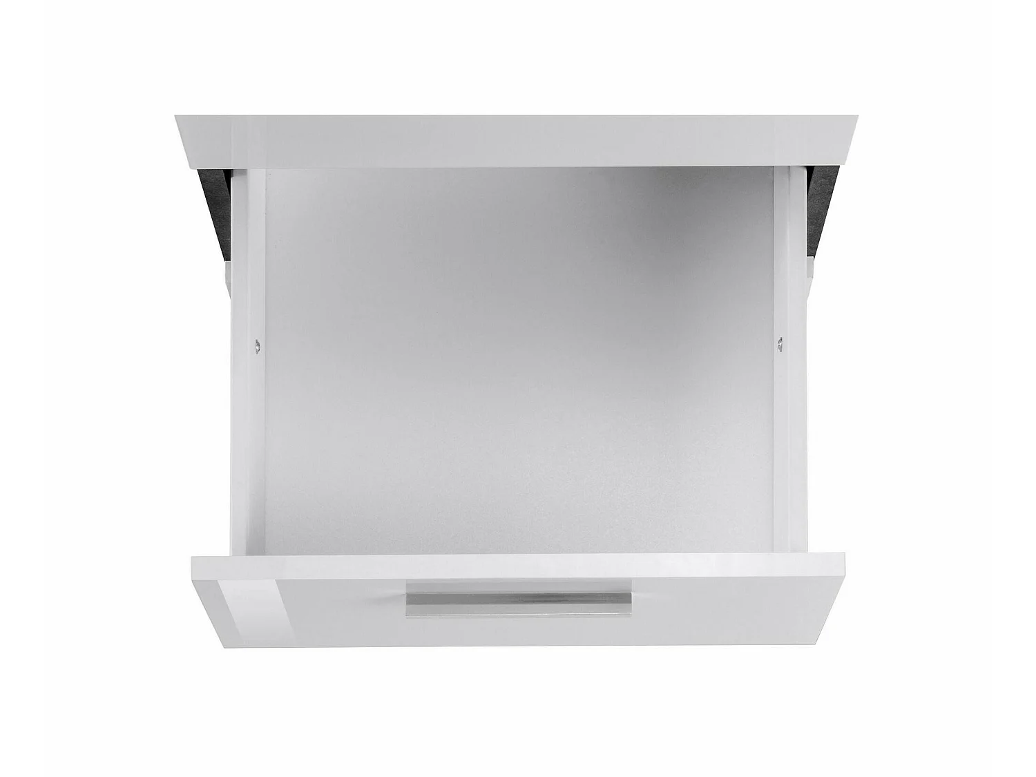 Mark Desk, Bureau PC d'angle, Table de bureau polyvalente, Bureau gain de place multi-positions, 100% Made in Italy, 160x60h75 cm, Ardoise et Blanc Brillant