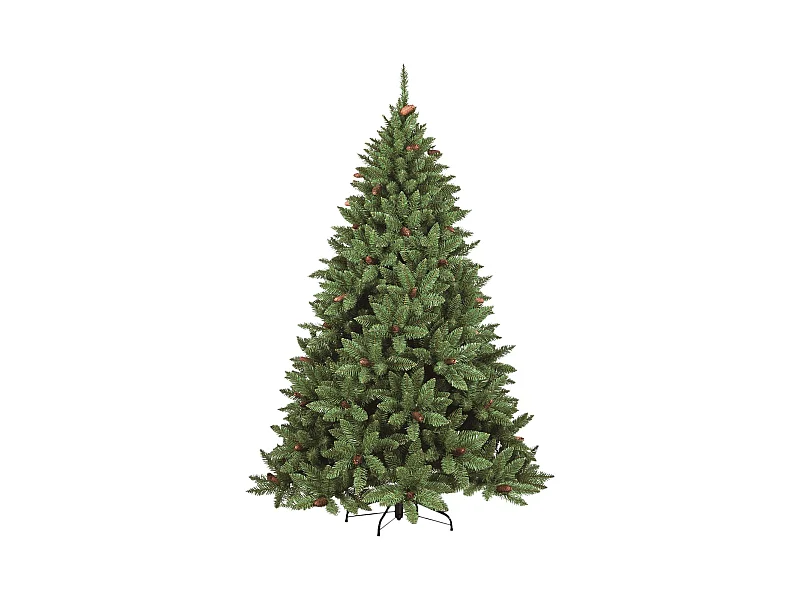 Ã€rbol de Navidad 150 cm Lapland, Pino artificial, Ãrbol de efectos reales, Ãrbol de Navidad, 89x89 h150 cm, Verde