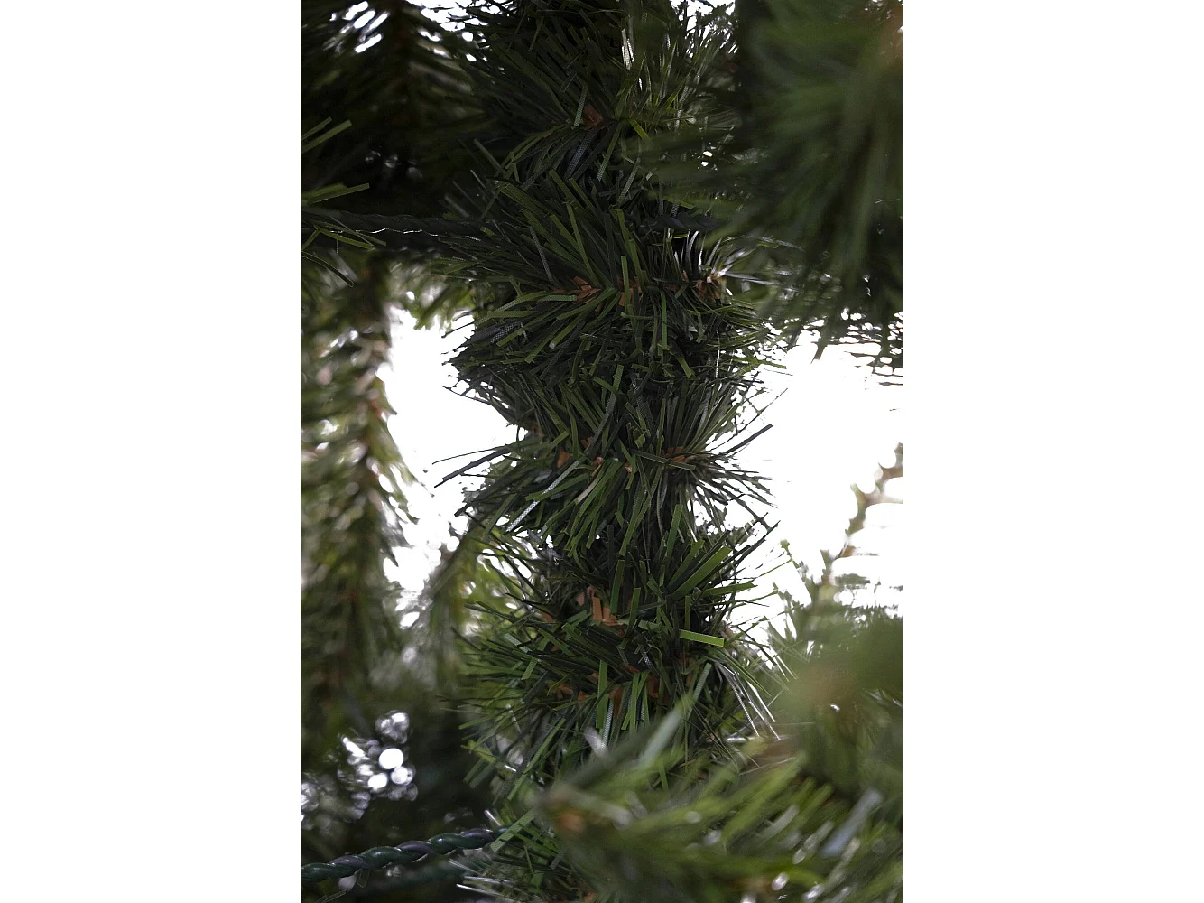 Weihnachtsbaum 150 cm Tinsel, Künstliche Kiefer, Realistischer Baum, Tannenbaum, Made in Italy, 100x100 h150 cm, Grün