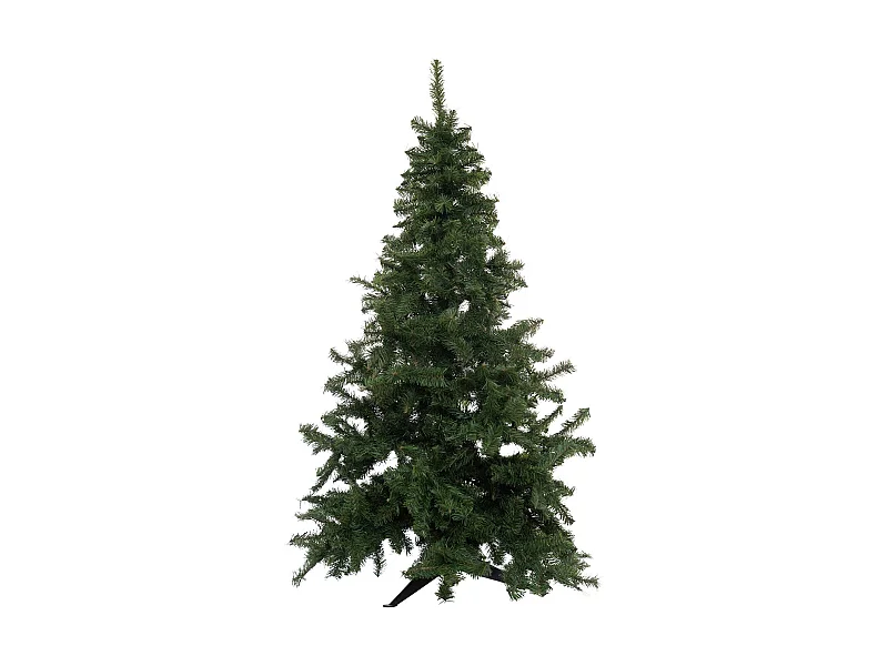 Albero di Natale 150 cm Tinsel, 42 Rami Made in Italy, 150h cm Verde
