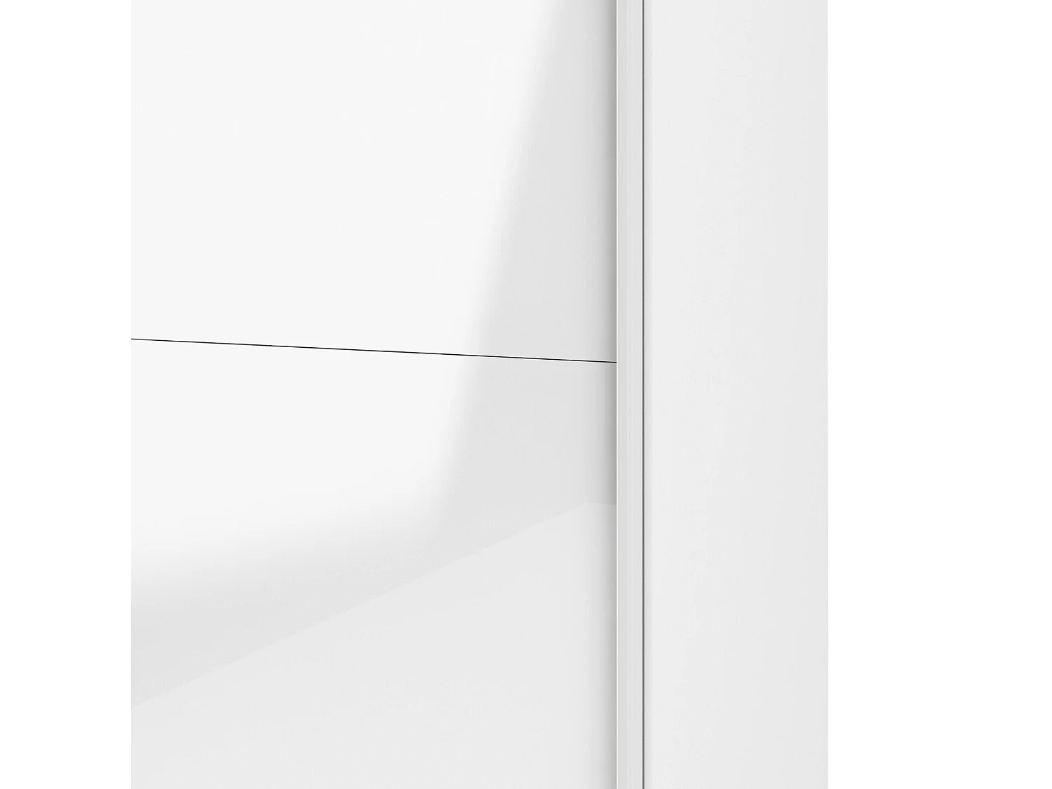 Garde-robe 2 portes Dstopp, Meubles de chambre, Penderie de plain-pied, Placard à vêtements, 122x62 h220 cm, Blanc