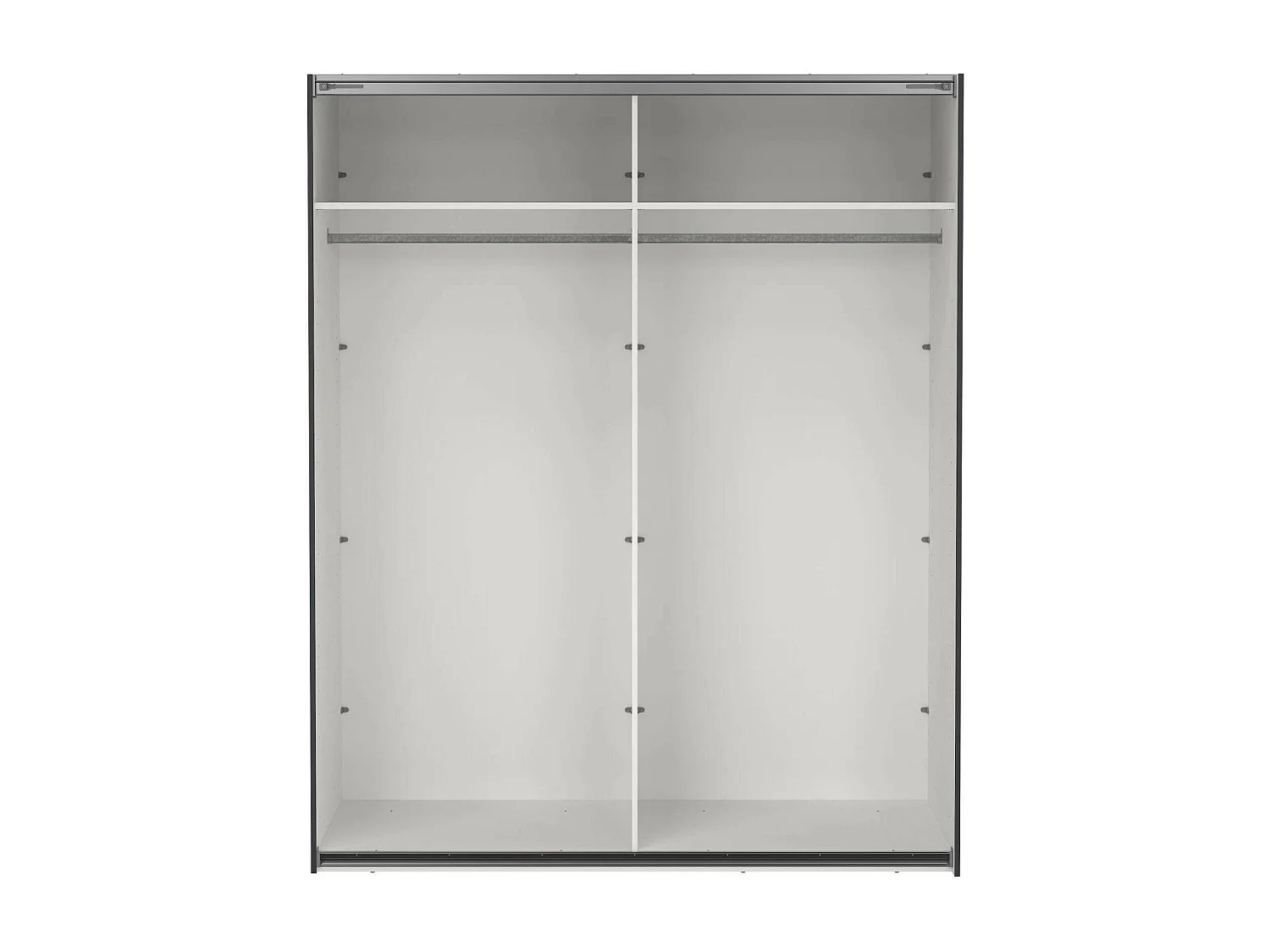 Grande armoire polyvalente Drambaud, Meubles multifonctionnels, Casier à chaussures, Support à chaussures pour armoire, 179x62 h220 cm, Gris