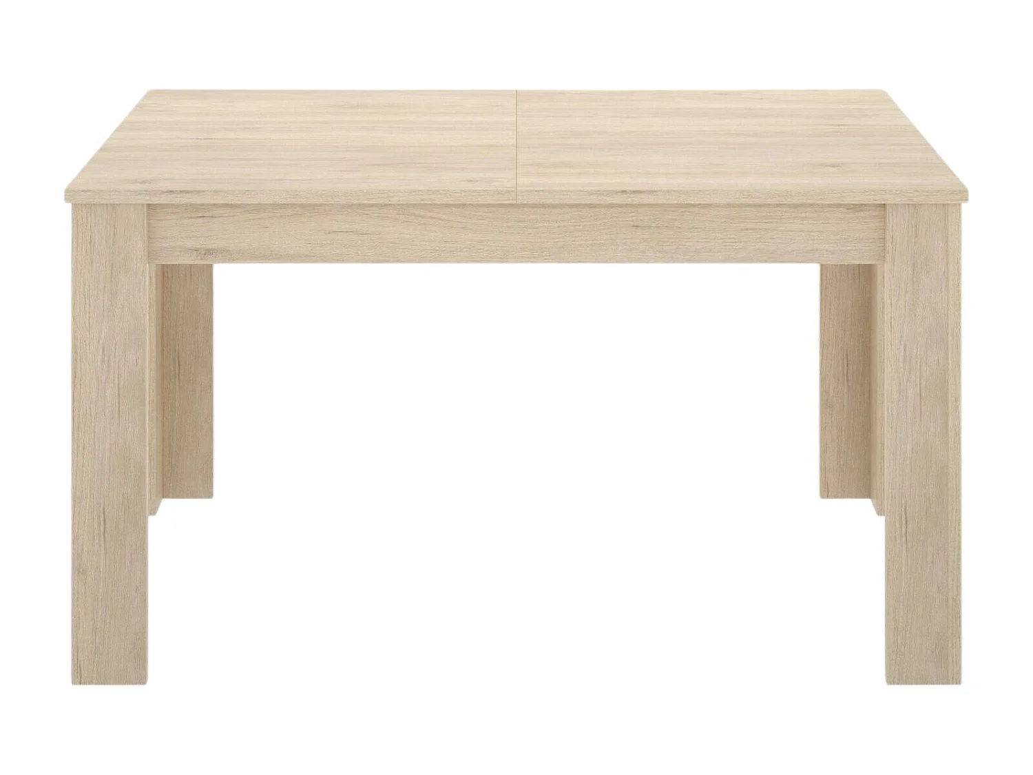 Dariaud uitschuifbare tafel, Uitschuifbare console in meerdere posities, Eettafel met verlengstuk, 140/190x90h77 cm, Eiken