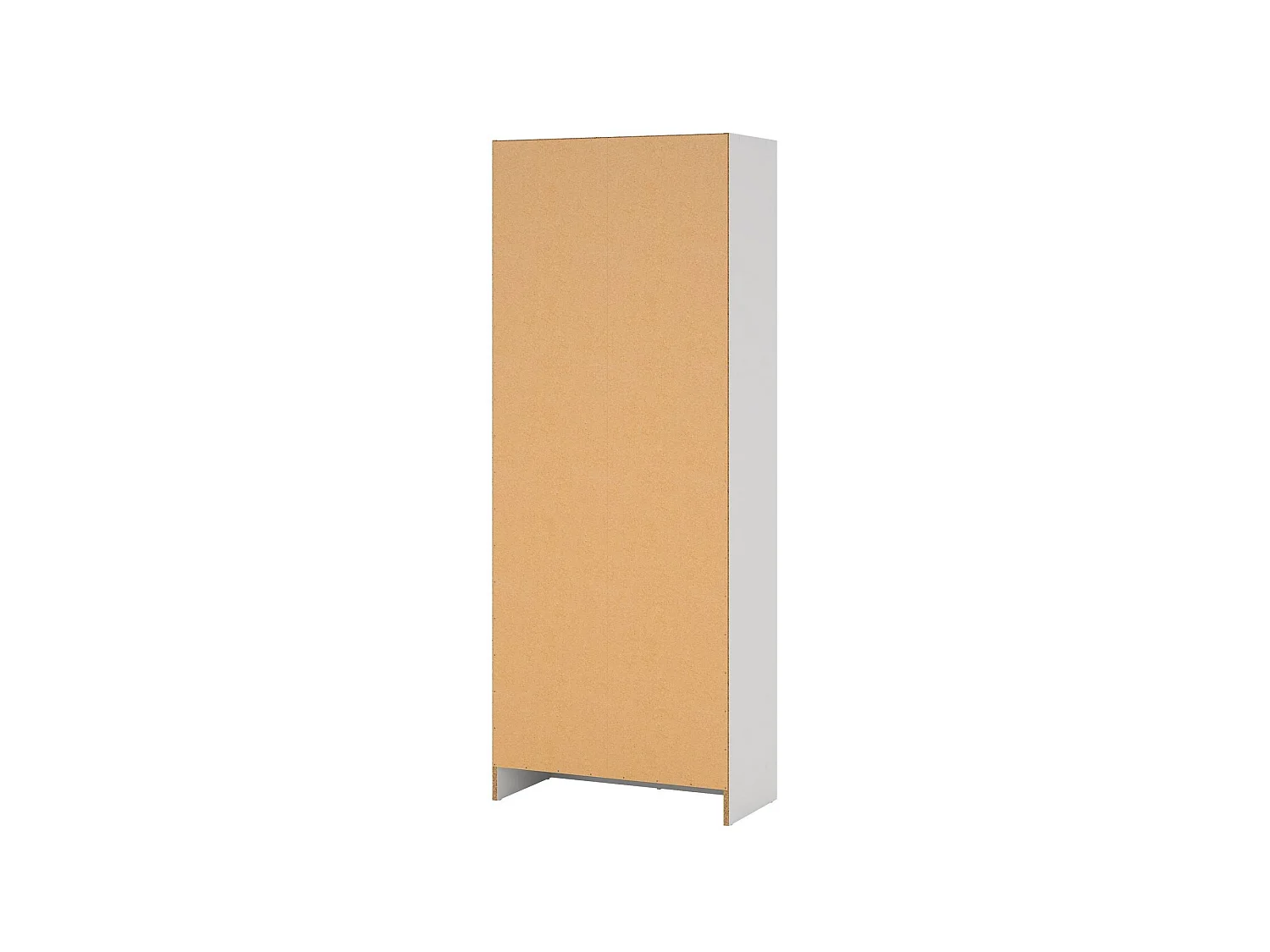 Armoire polyvalente Charleston, Armoire à balais avec 2 portes, Étagère à chaussures avec étagères, Armoire à balais, cm73x37h180 cm, Blanc