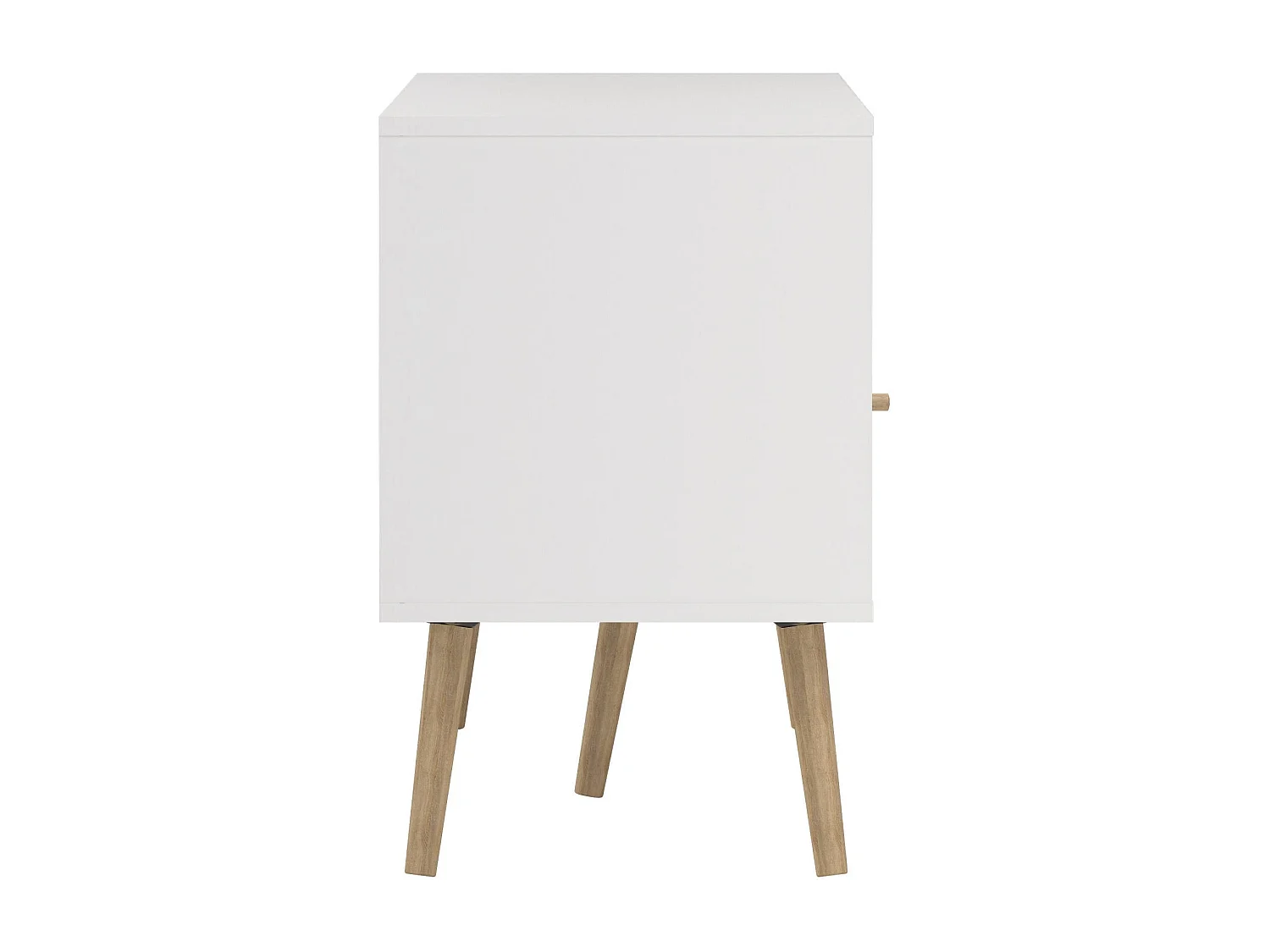 Meuble TV Dtoedtl, Buffet de salon, Armoire basse pour TV, Base murale de rangement, 117x39 h61 cm, Blanc