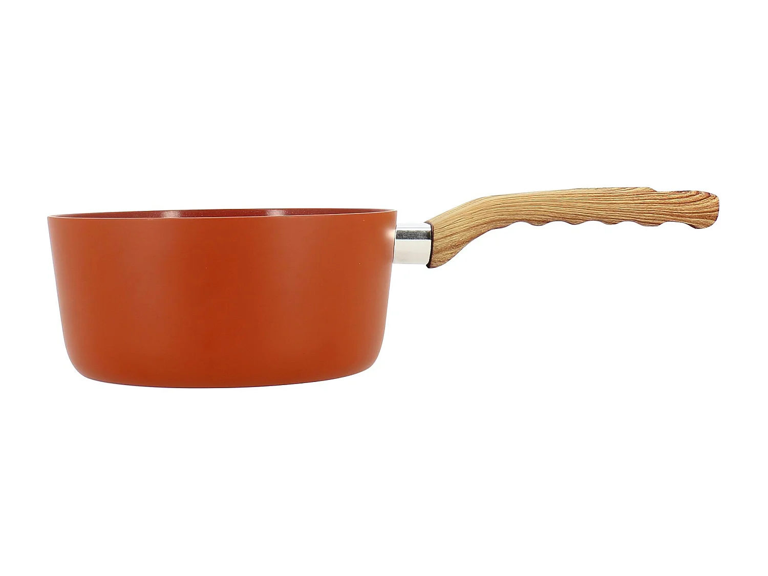 Menastyl - Casserole Colorama 18cm En Aluminium Recycle Brique Induction