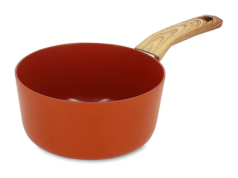Menastyl - Casserole Colorama 18cm En Aluminium Recycle Brique Induction