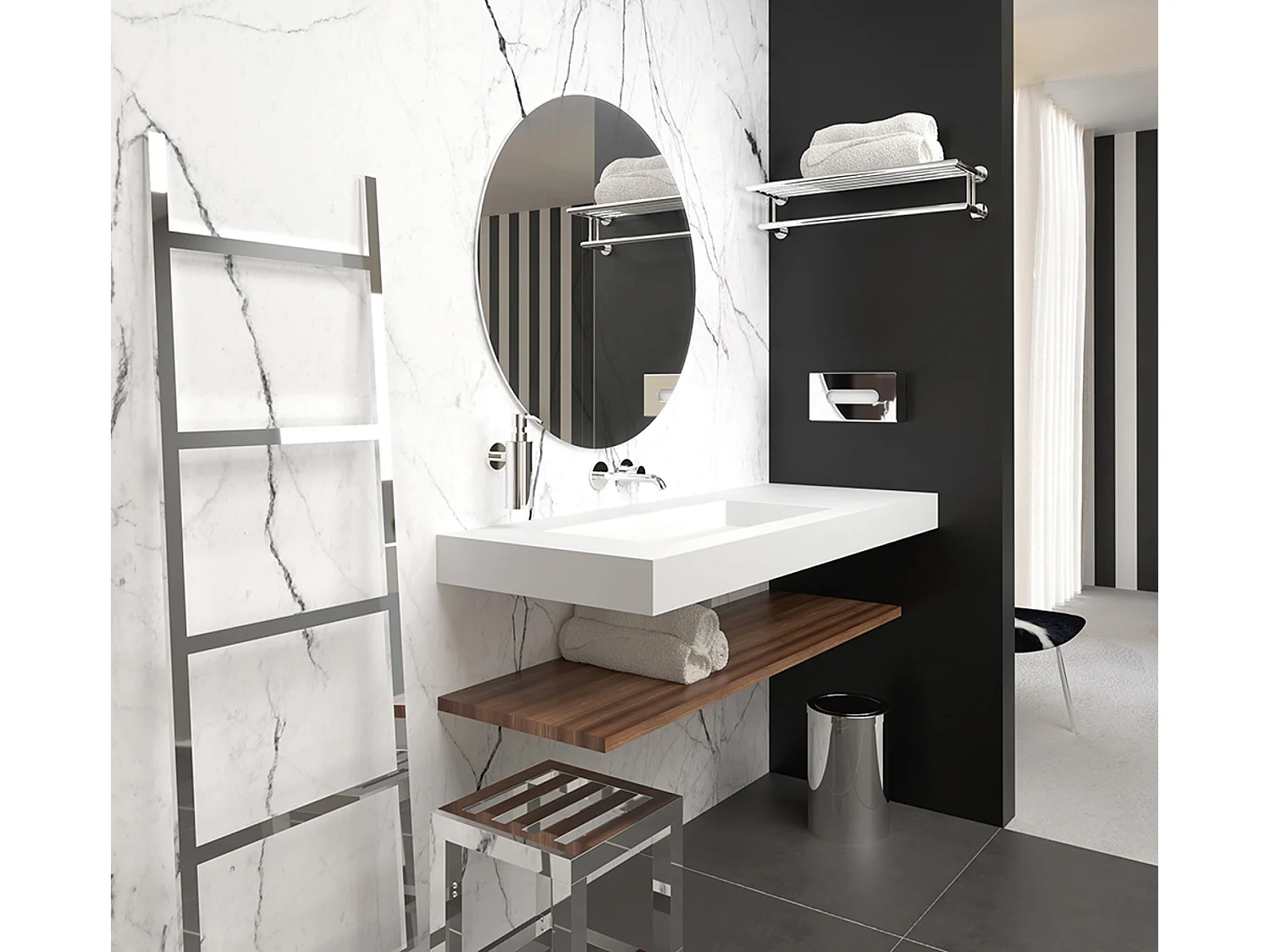 Porte-serviettes PLAZZA - BATHBAZAAR