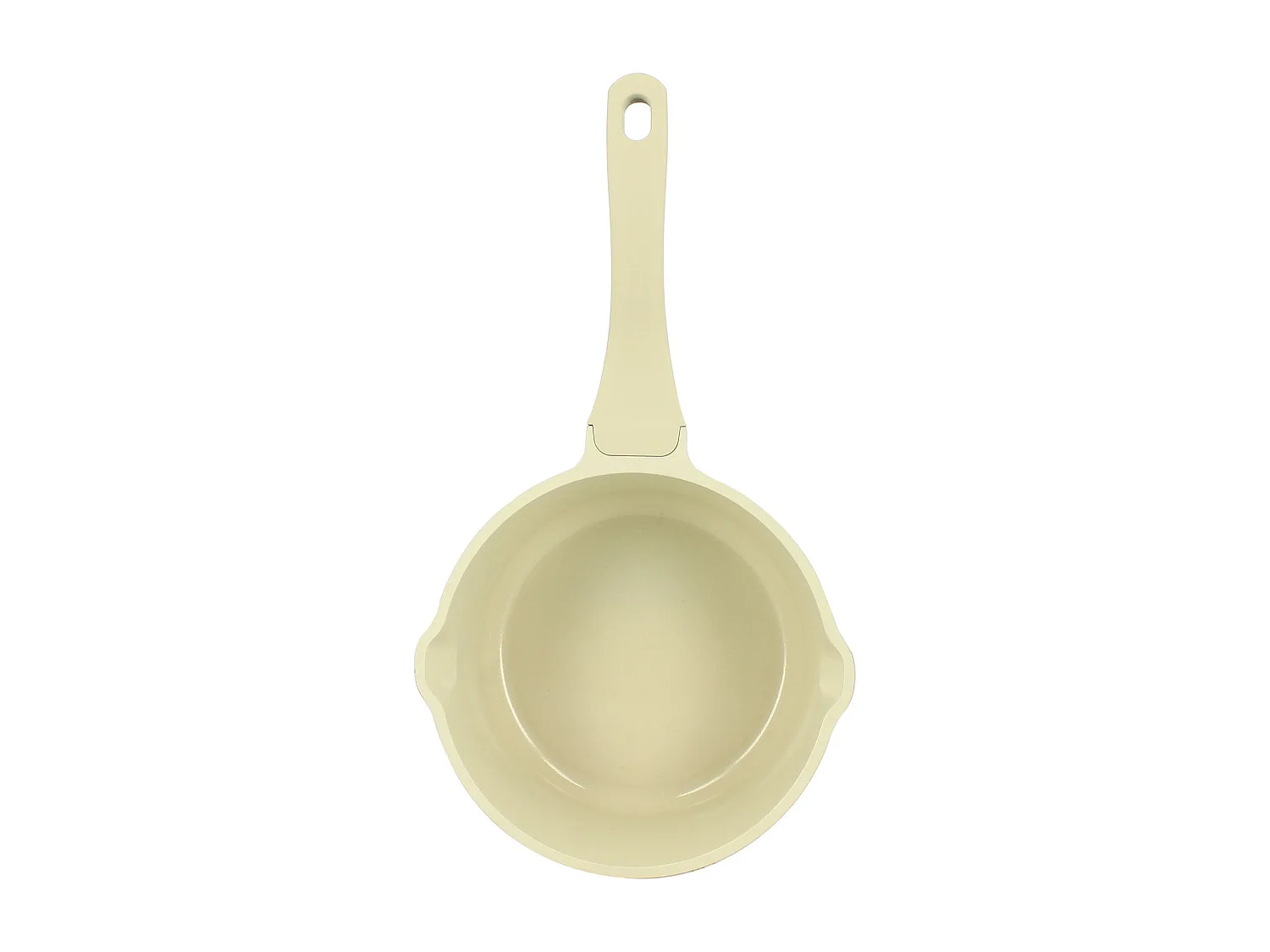 Menastyl - Casserole Pure 20cm En Fonte D'aluminium Recycle Creme