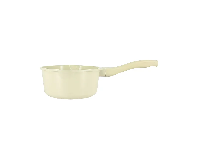 Menastyl - Casserole Pure 20cm En Fonte D'aluminium Recycle Creme