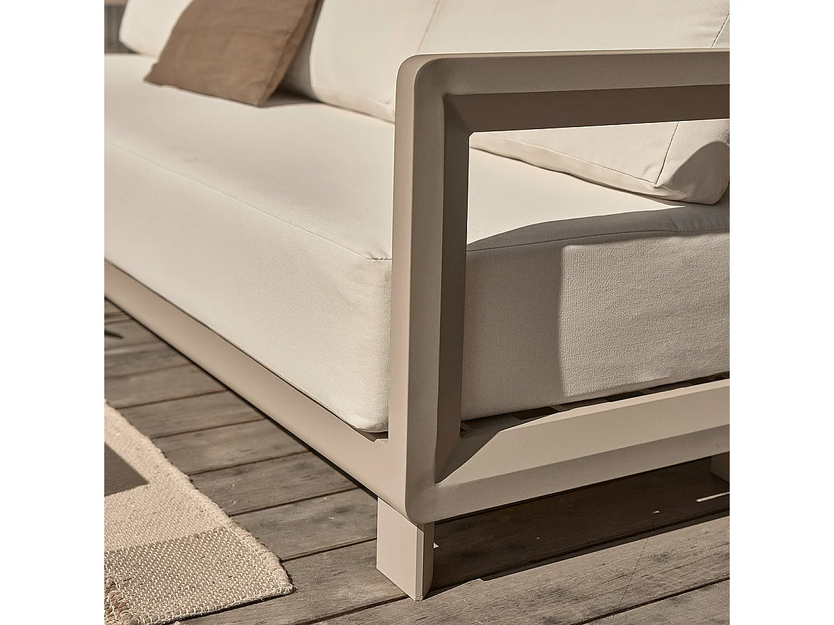 Conjunto de muebles de jardín de aluminio para 5 personas