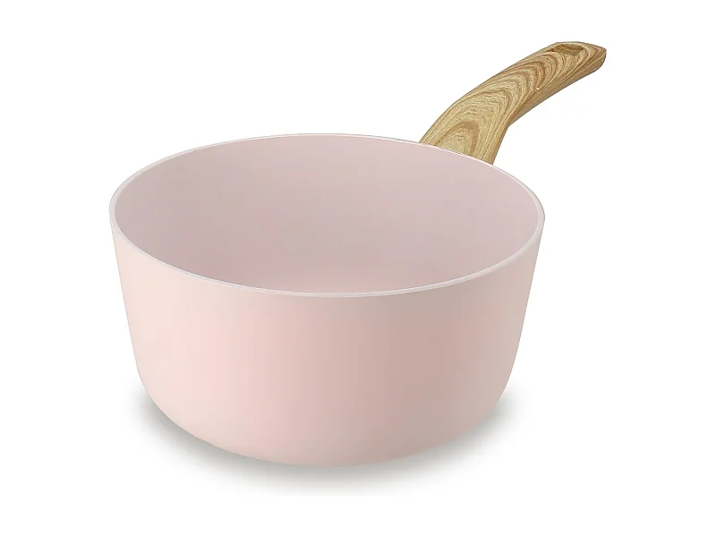 Menastyl - Casserole Colorama 18cm En Aluminium Recycle Rose Induction