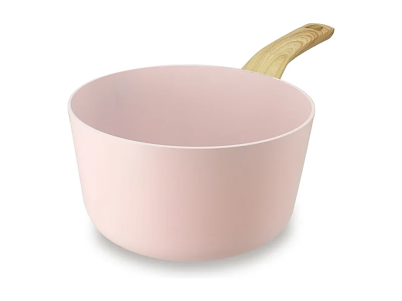 Menastyl - Casserole Colorama 20cm En Aluminium Recycle Rose Induction